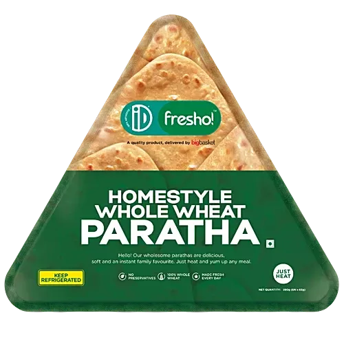 iD Homestyle Whole Wheat Paratha, 390g