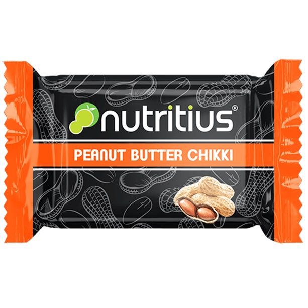 Nutritius Chikki - Peanut Butter, 125g