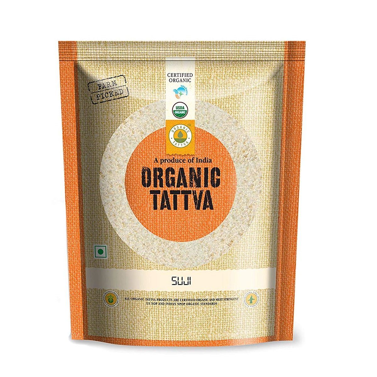 Organic Tattva Suji, 500g