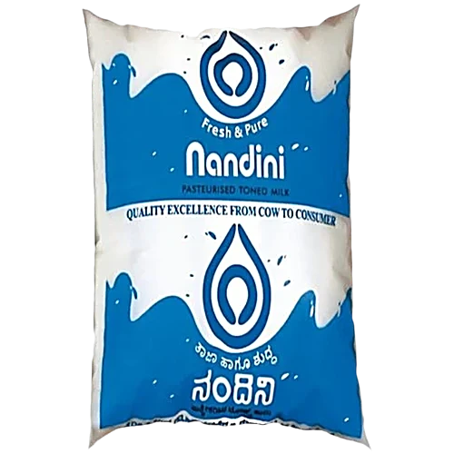 Nandini Special Toned Milk Pouch, 1L