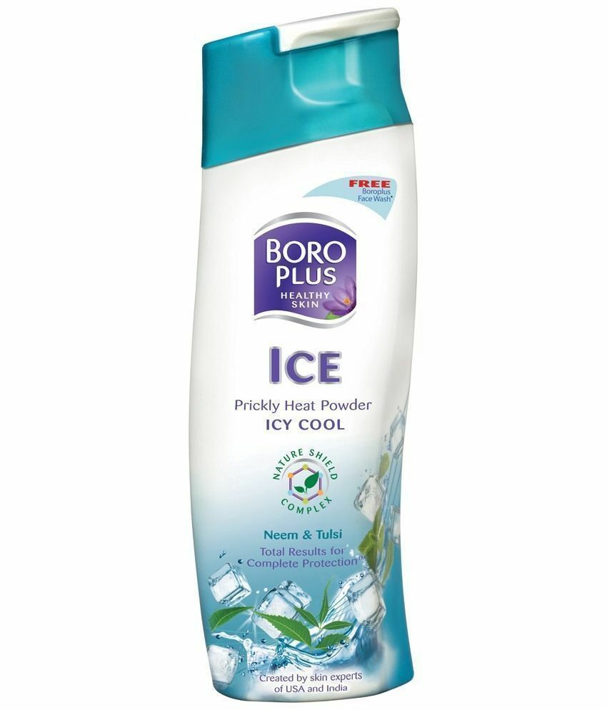 Boroplus Prickly Heat Ice Talcum Powder - Cool, 150g