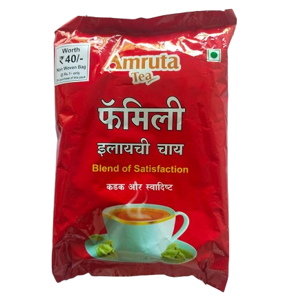 Amruta Tea Powder Pouch - Elaichi, 250g (MD)