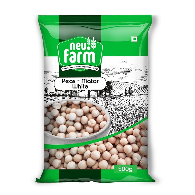 neu.Farm Peas / Matar - White, 500g