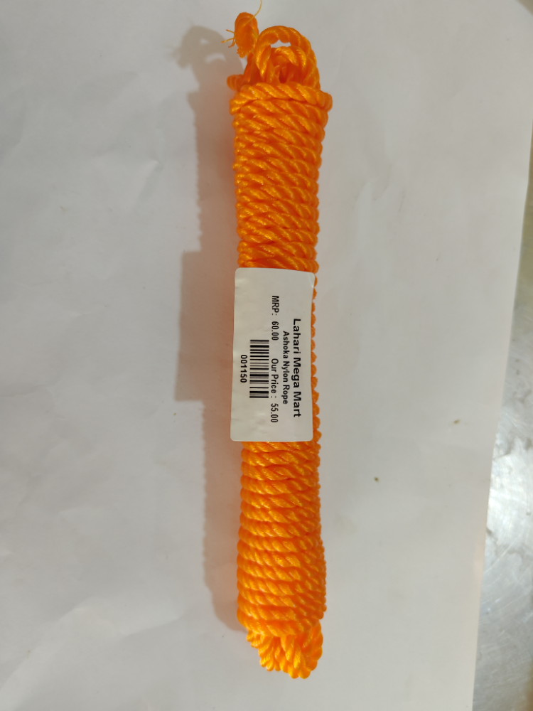 Ashoka Nylon Rope - Orange Colour, 1pc