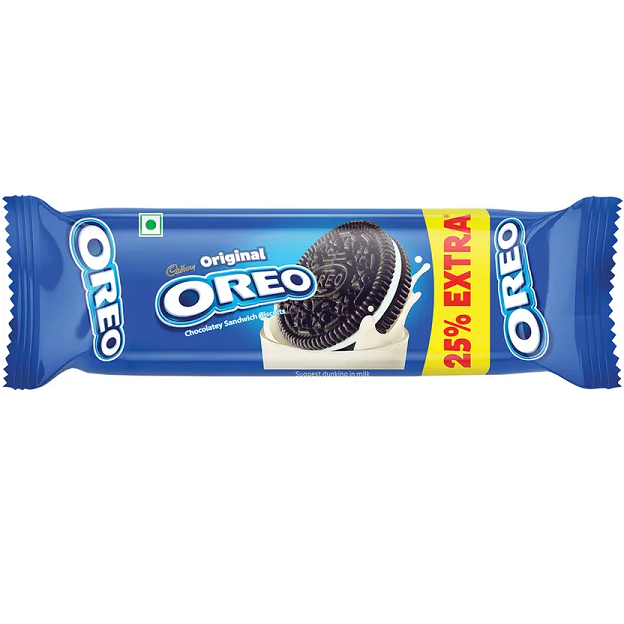 Cadbury Oreo Biscuits - Vanilla, 77.5g