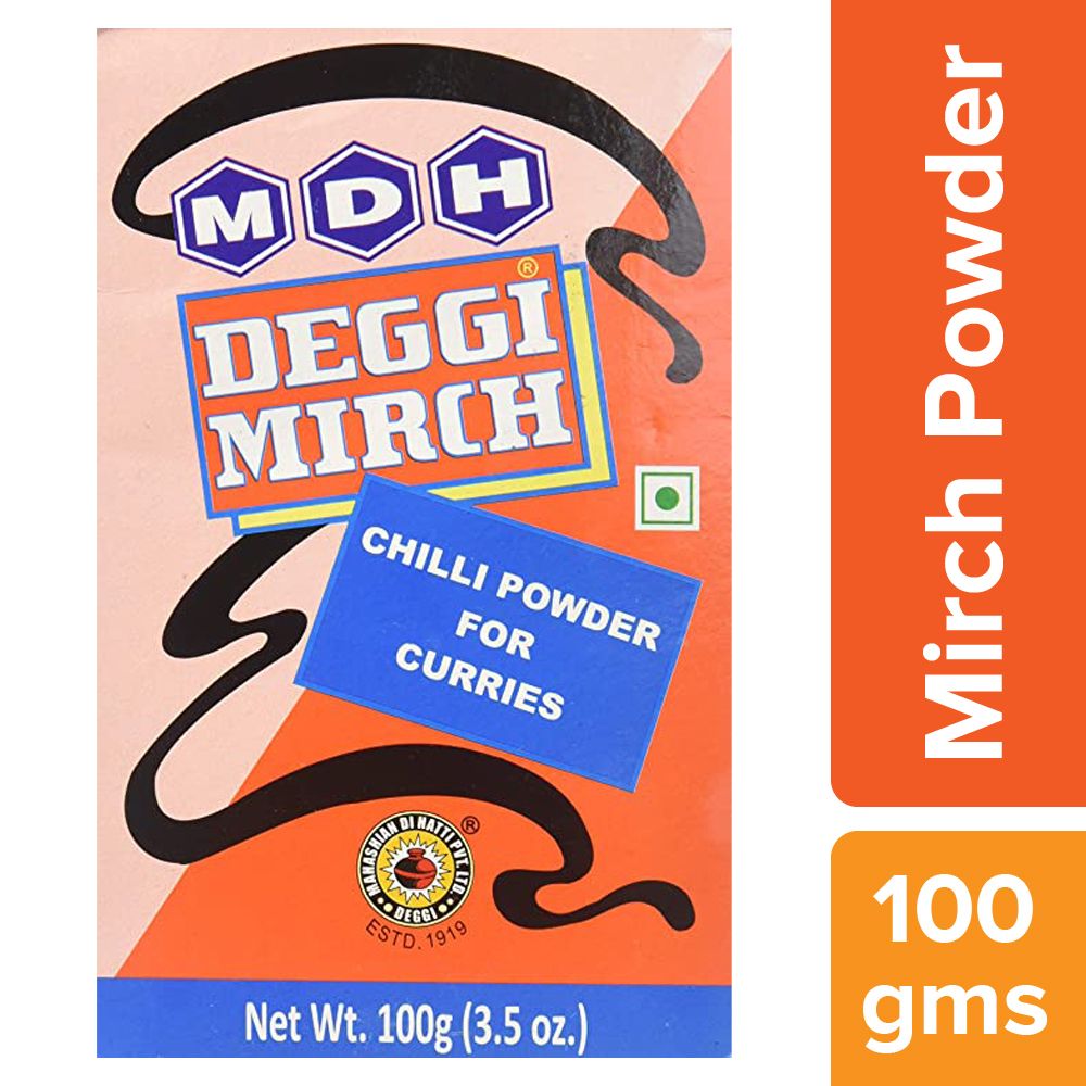 MDH Deggi Mirch Powder Carton, 100g