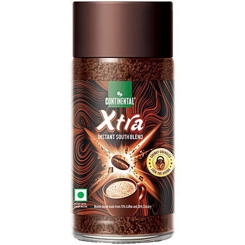 Continental Xtra Instant South Blend Coffee Powder Jar , 50g (70% Coffee 30% Chicory)