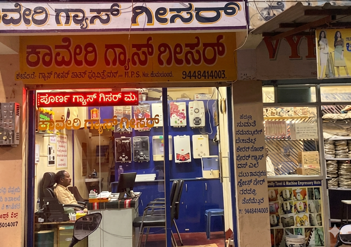 Kaveri Gas Geyser Sales and Service