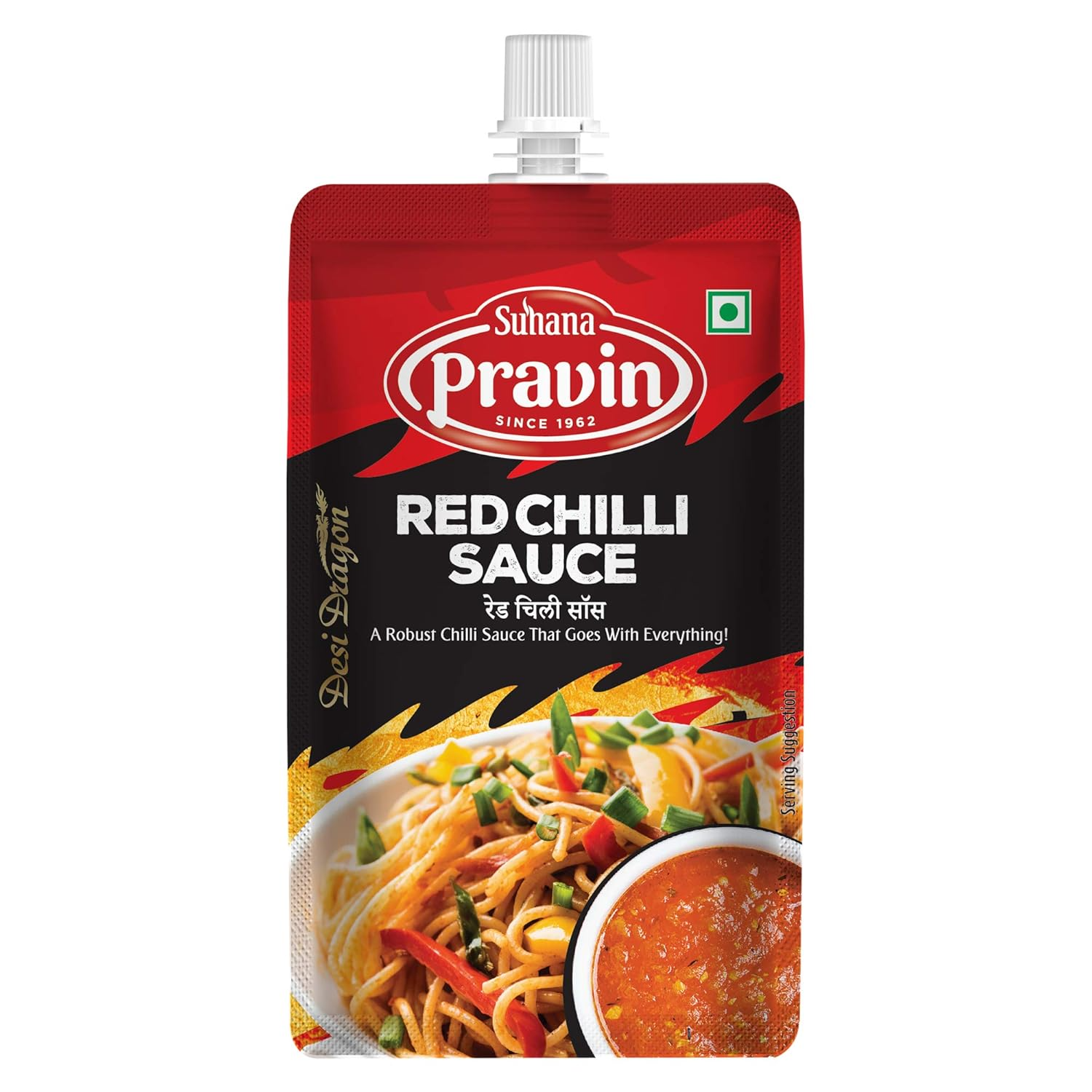 Pravin Sauce Spout Pouch - Red Chilli, 100g