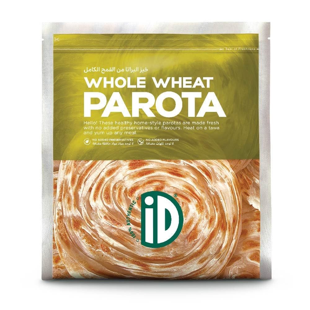 iD Whole Wheat Parota, 400g (5pc)
