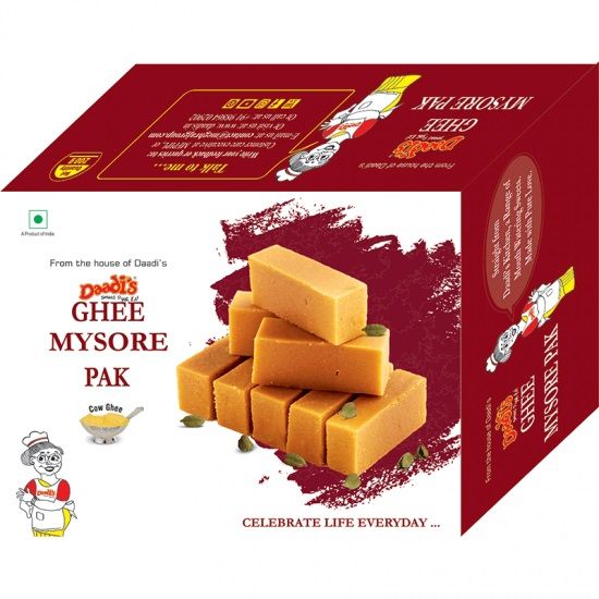 Daadis Ghee Mysore Pak Carton, 200g