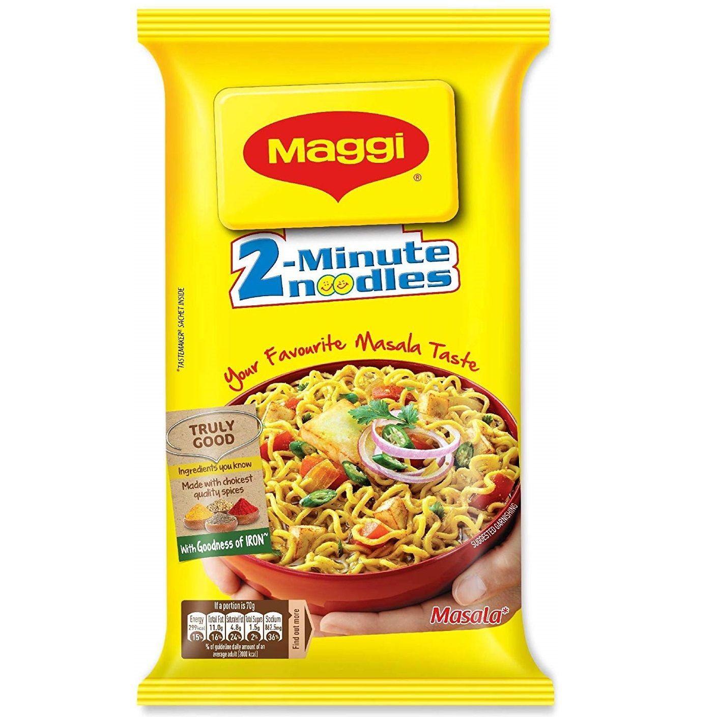 Maggi 2 Minute Noodles - Masala, 140g