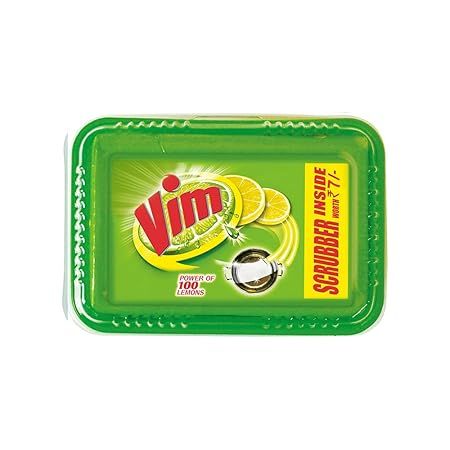 Vim Dishwash Bar Tub - Lemon, 250g