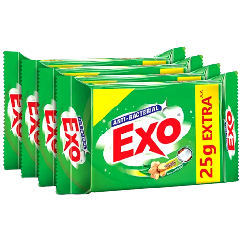 Exo Dishwash Bar - Ginger Twist, 130g (Buy 3 Get 1 Worth of 10/- Bar Free)