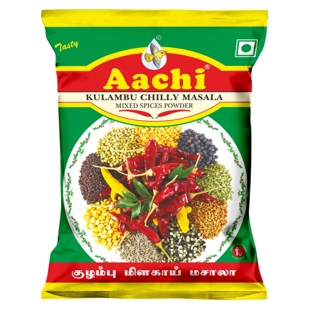 Aachi Kulambu Chilli Powder Pouch, 100g