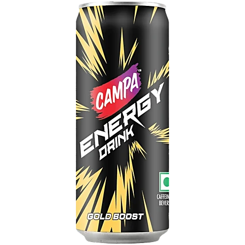 Campa Energy Drink Can - Gold Boost, 185ml