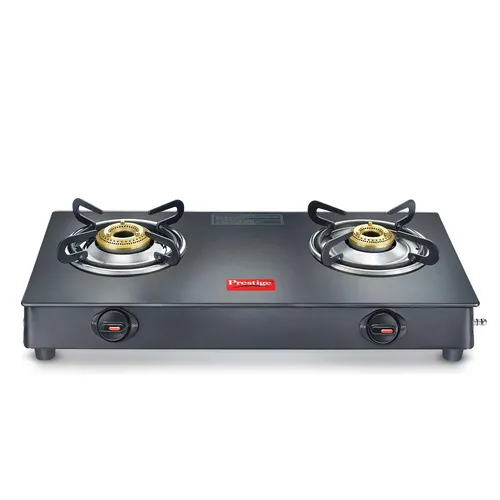 Prestige | GTI-02+ IRIS | Glass Top Gas Stove, 2 Burner