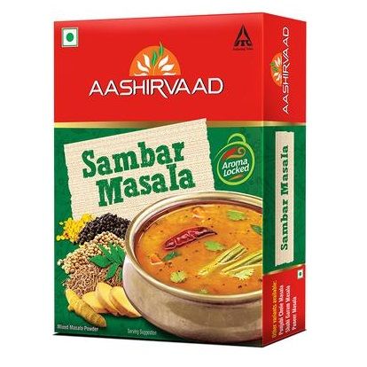 Aashirvaad Sambar Masala Powder Carton, 100g