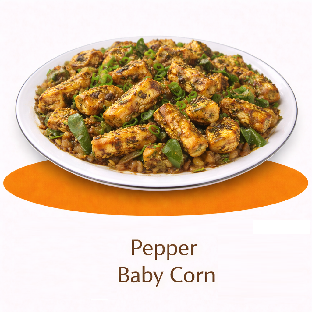King of Gobi - Pepper Baby Corn, 1 Plate
