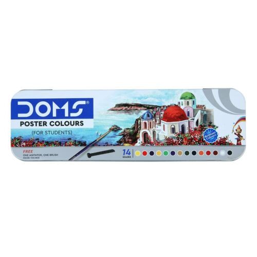 Doms Poster Colours - Assorted, 14pcs (7118)