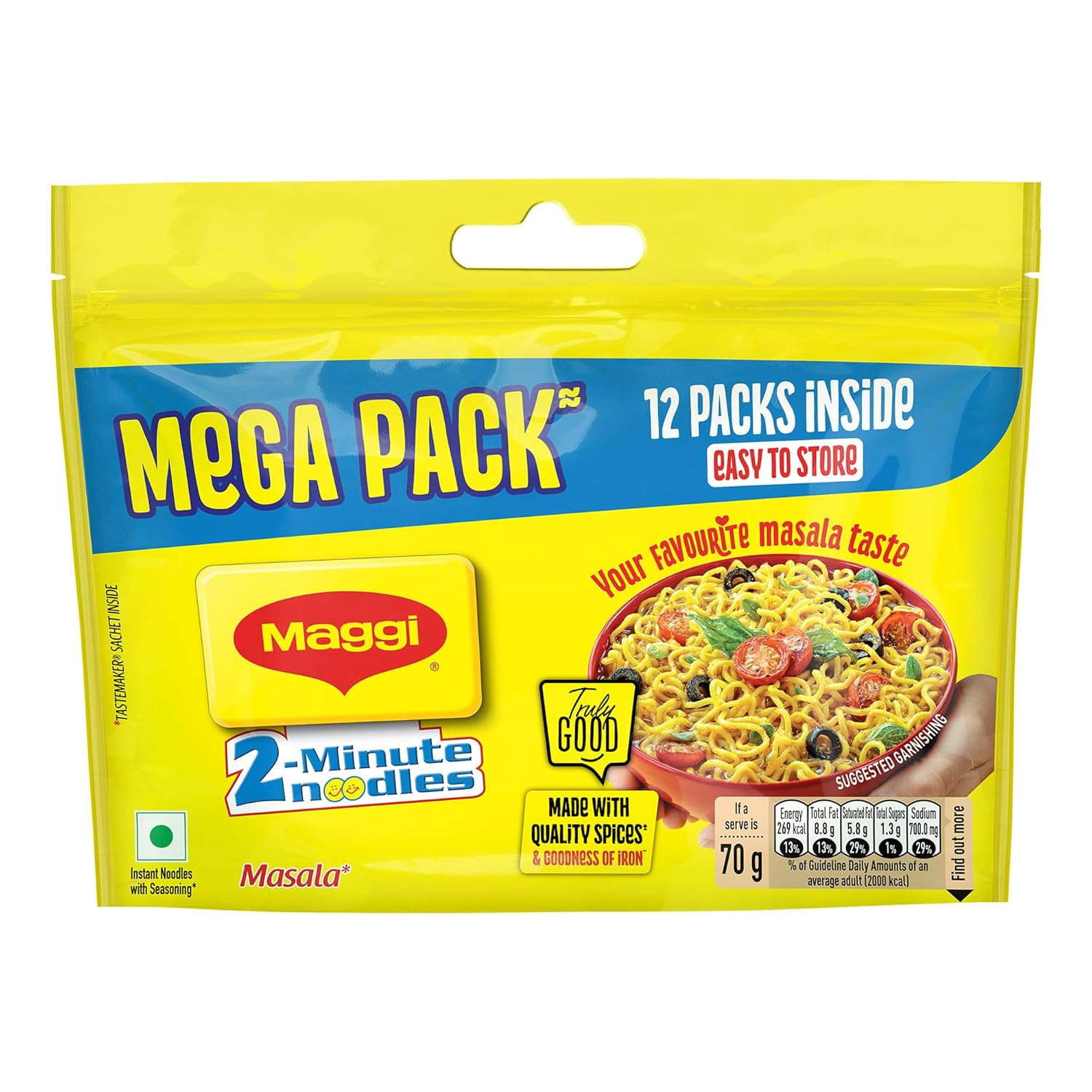 Maggi 2-Minute Noodles Masala, 840g