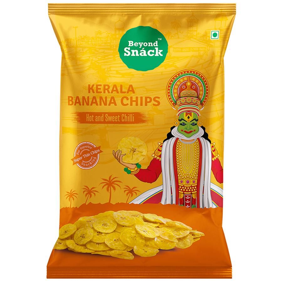 Beyond Snack Kerala Banana Chips - Hot & Sweet Chilli, 75g