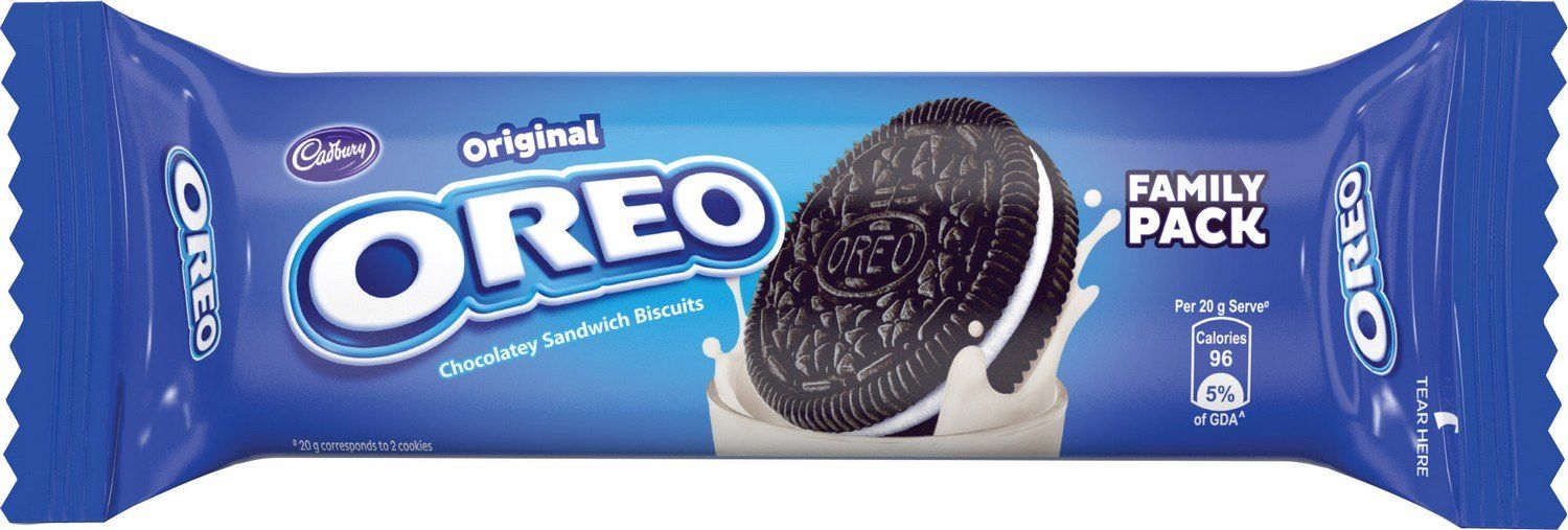 Cadbury Oreo Cream Biscuit - Vanilla, 125.25g