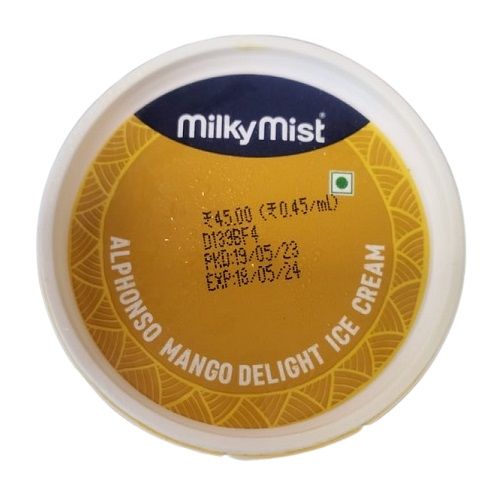 Milky Mist Ice Cream Cup - Alphonso Mango Delight, 100ml