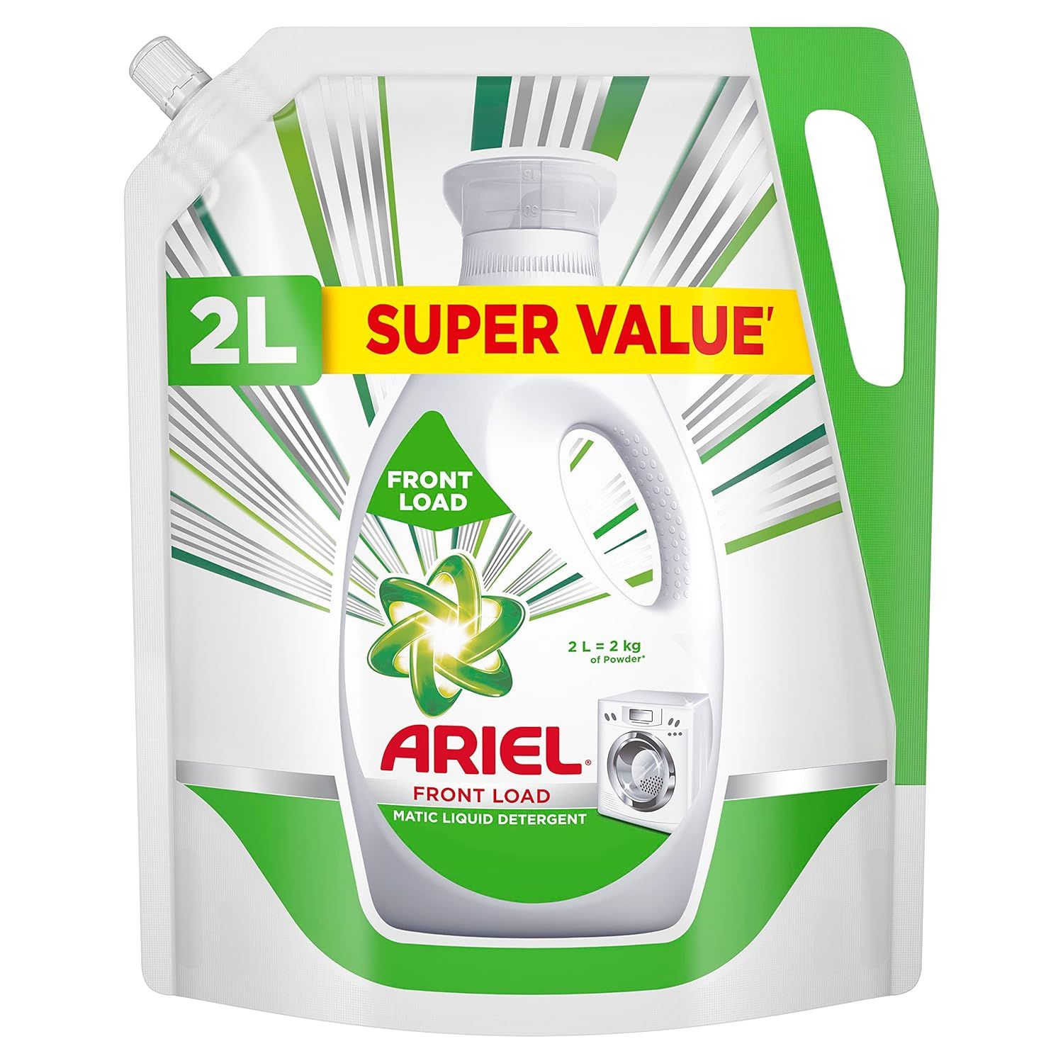 Ariel Matic Liquid Detergent Refill Pouch - Front Load, 2kg
