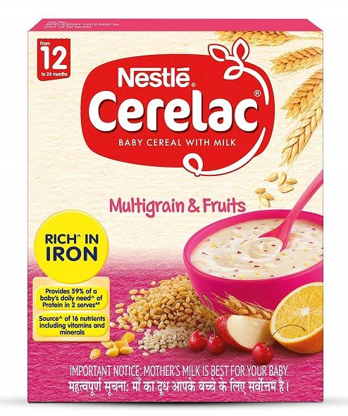 Nestle Cerelac Stage-4 Baby Cereal - Multi Grain & Fruits, 300g (From 12 to 24 Months)