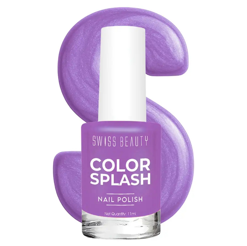 Swiss Beauty Color Splash Nail Colour - Lavender Popsicle 505, 11ml