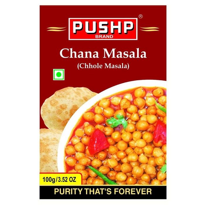 Pushp Chana Masala Powder Carton, 100g 