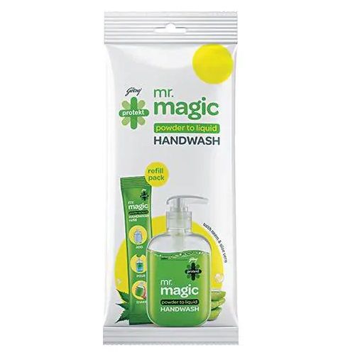 Godrej Protekt Mr. Magic Powder to Liquid Hand Wash Refill, 9g