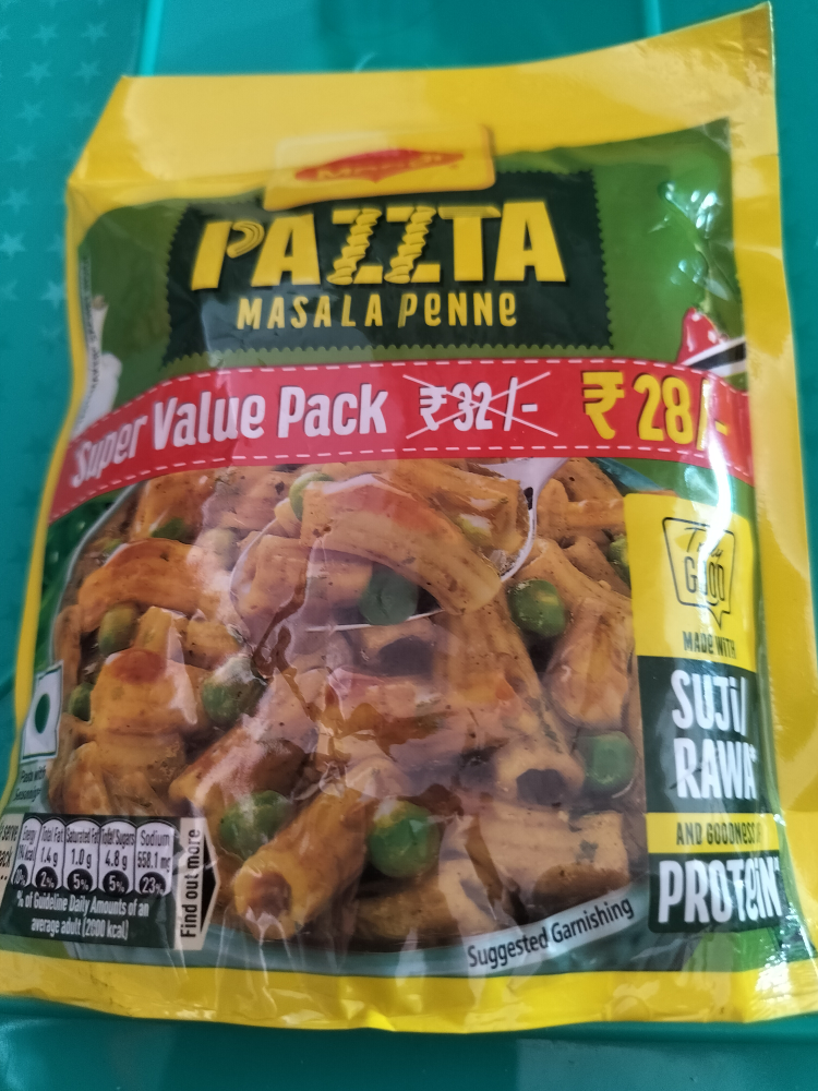 Maggi Pazzta Instant Masala Penne Pasta, 69.5g