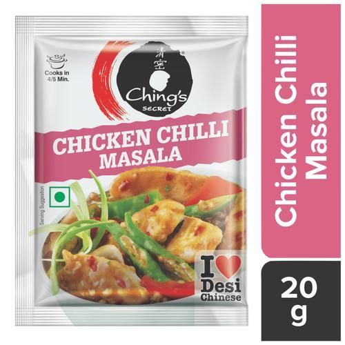 Ching's Secret Chilli Chicken Masala Pouch, 20g