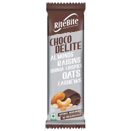 RiteBite Choco Delite Bar - Almond Raisins, 40g