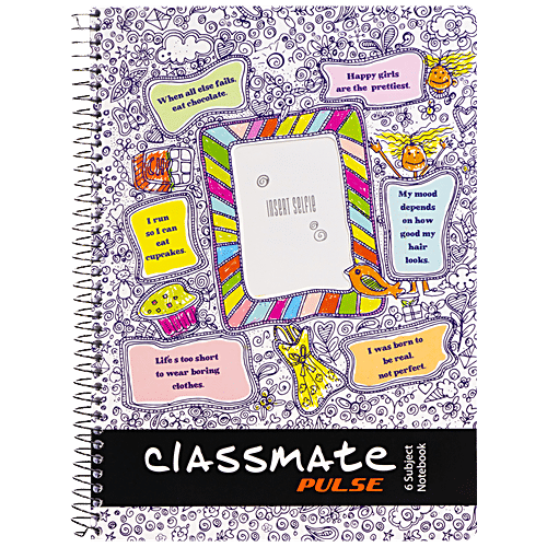 Classmate Pulse Spiral Notebook - Single line, 302 Pages