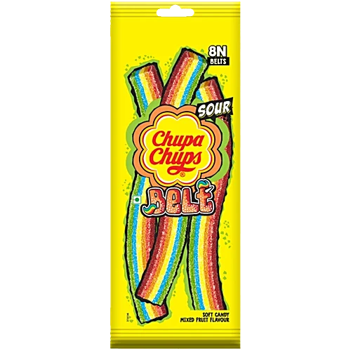 Chupa Chups Sour Belt - Mixed Fruit, 10g