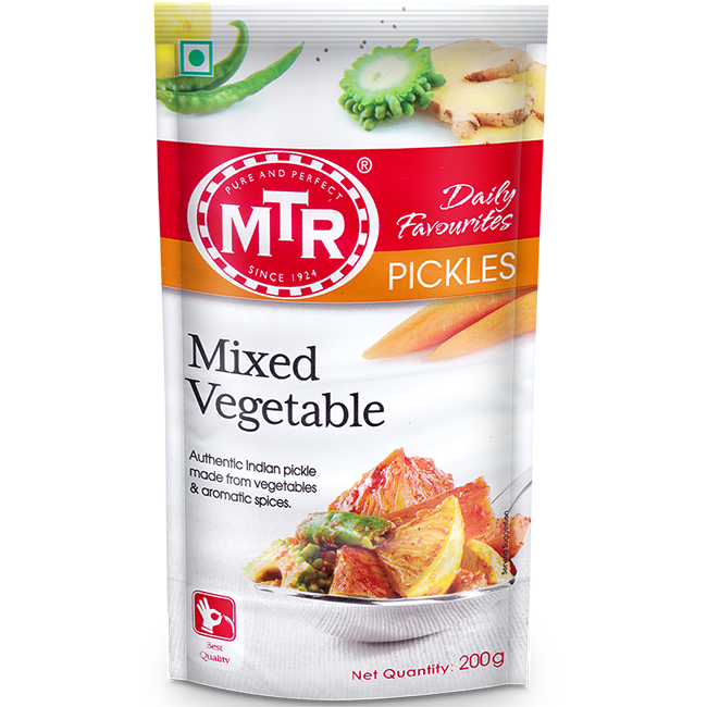 MTR Pickle Pouch - Mixed Vegetable, 200g