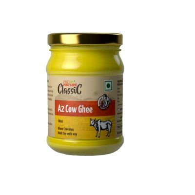 Pro Nature Cow Ghee A2 Glass Jar, 100 ml