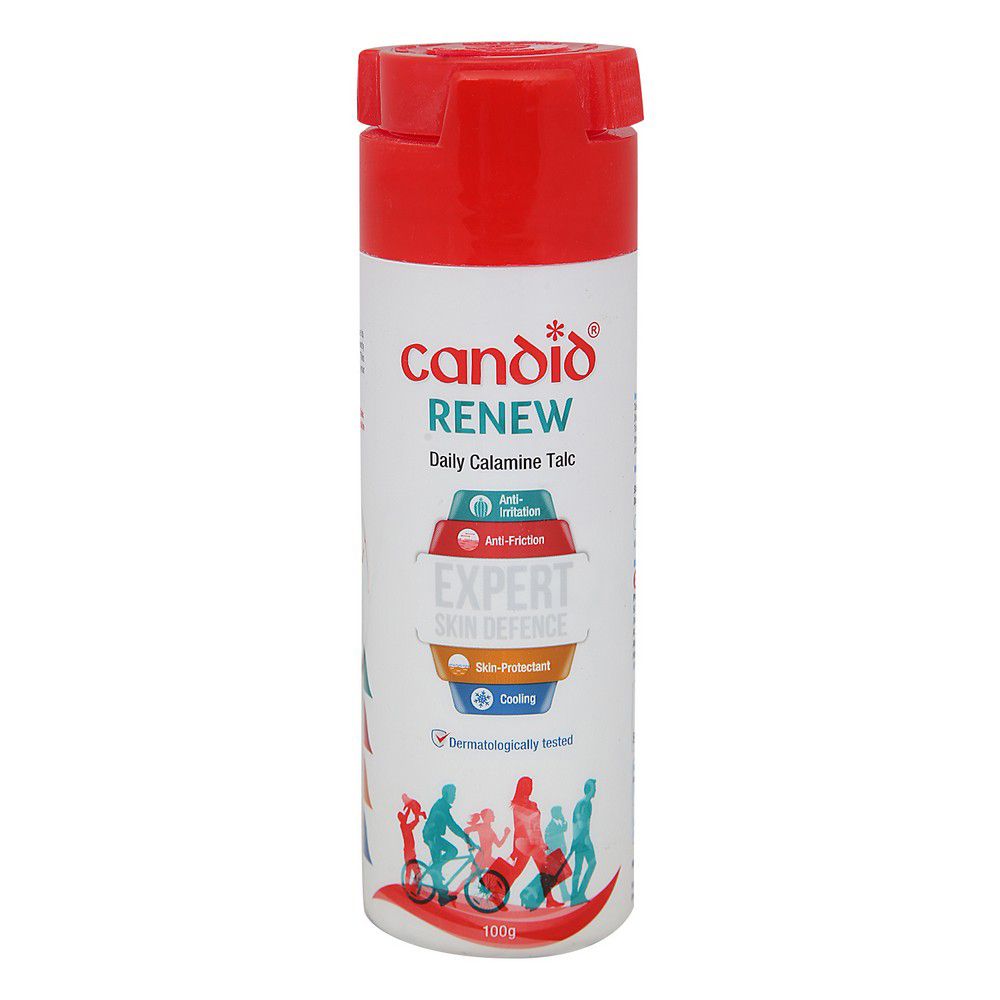 Candid Talcum Powder - Daily Skin Defence Talc, 100g