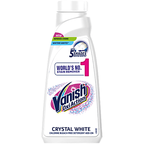 Vanish Oxi Action Liquid Detergent Stain Remover - Crystal White, 800ml