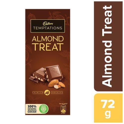 Cadbury Temptations Chocolate - Almond Treat, 72g