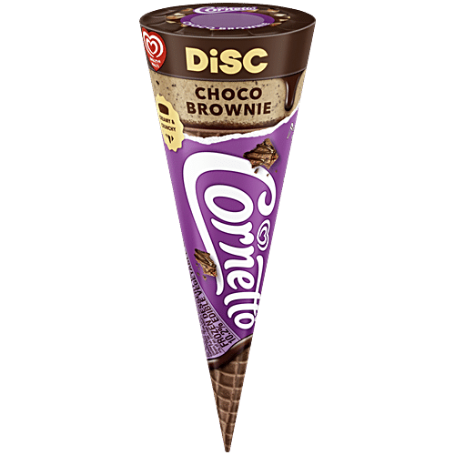 Kwality Wall's Cone Ice Cream - Cornetto Choco Brownie, 110ml