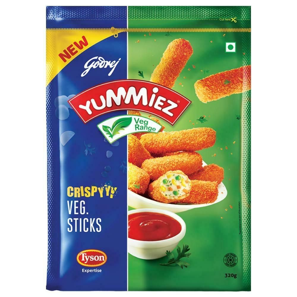 Godrej Yummiez Crispy Veg Sticks, 320g