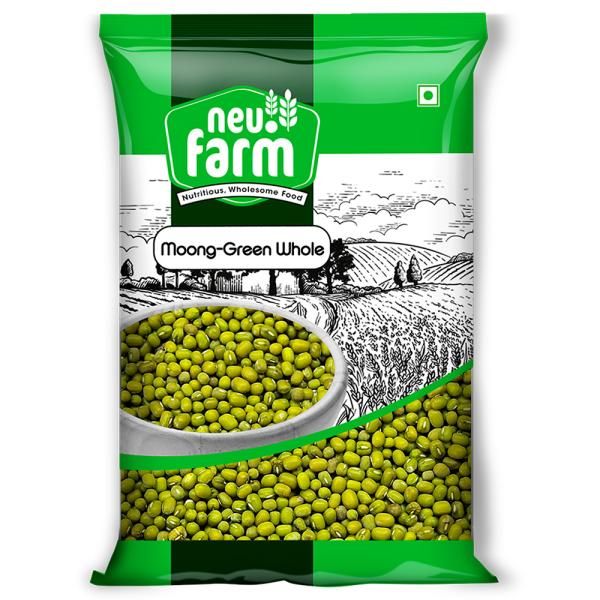 neu.Farm Moong Whole / Sabut - Green, 500g
