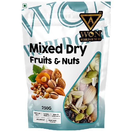 A Won Mixed Dry Fruit & Nuts Pouch, 250g