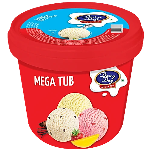 Dairy Day Ice Cream Tub - Vanilla, 1.5L