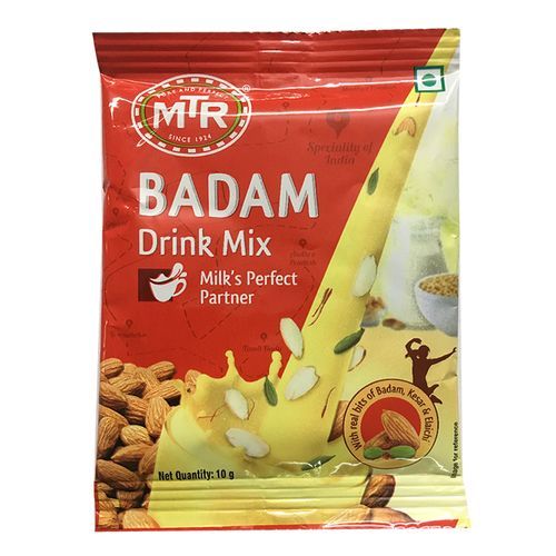 MTR Badam Drink Powder Mix Pouch, 10g