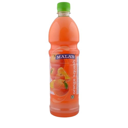 Mala's Fruit Squash Bottle - Orange, 700ml
